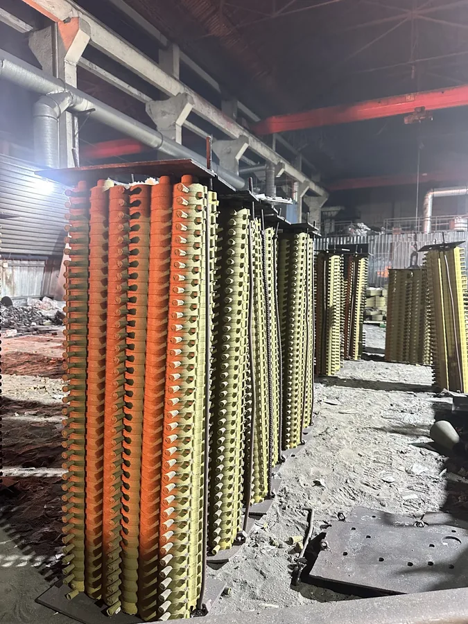 Foundry moulding production line